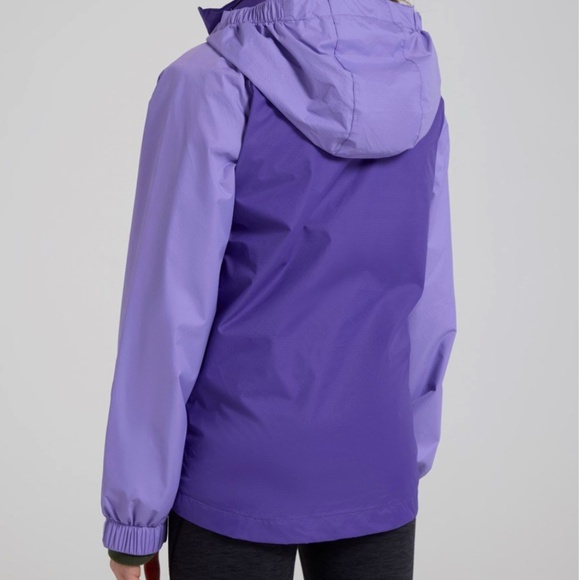 Mountain Warehouse purple jacket girls / Kids Waterproof Jacket - Picture 2 of 6